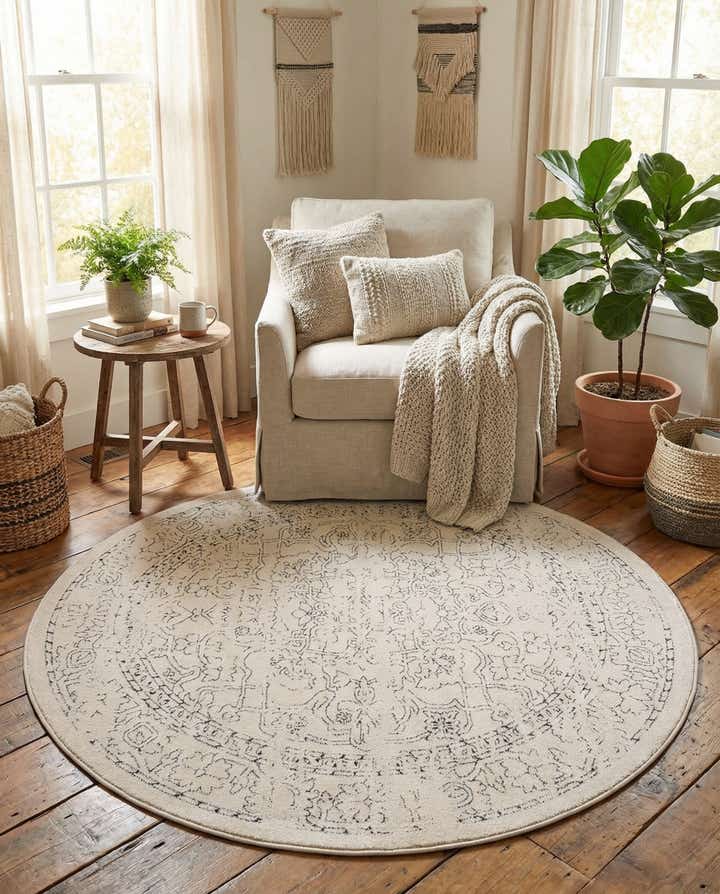5' x 5' Isabella Round Rug