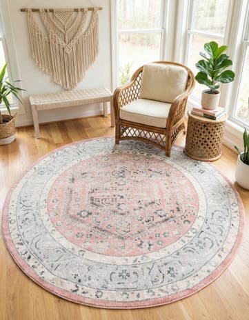 Rose Aurelia Round Rug