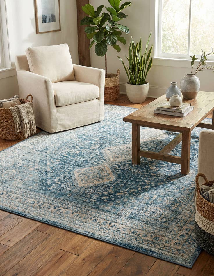 Detail image of 8' x 8' Newport Square Rug