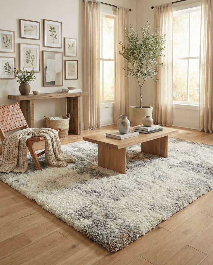7' 10 x 11' Soft Touch Shag Rug