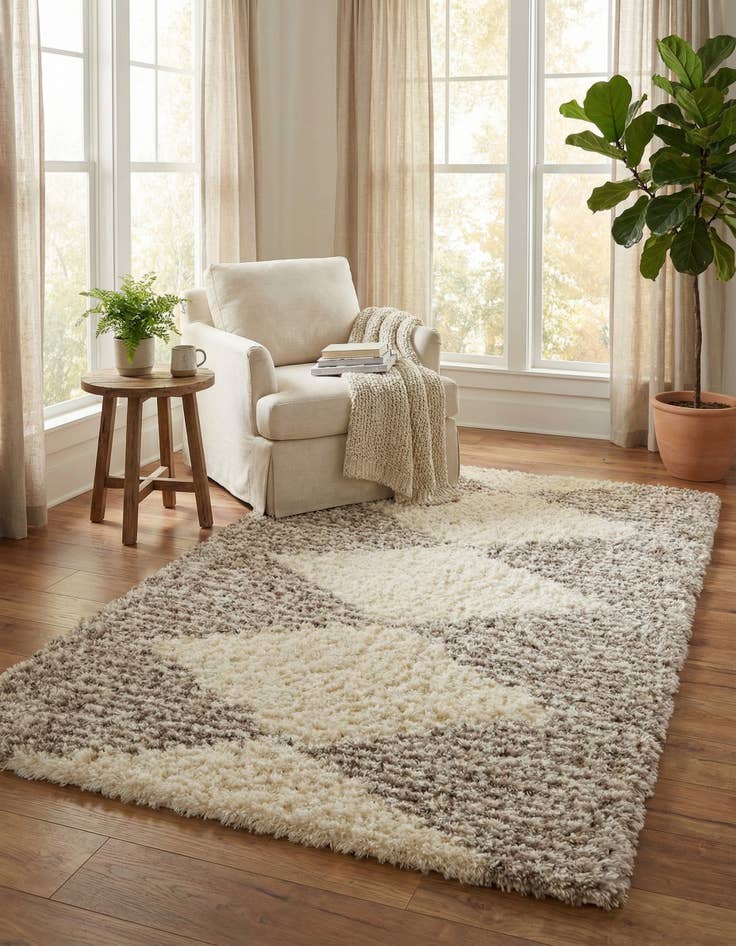 Detail image of 5' x 8' Infinity Shag Rug