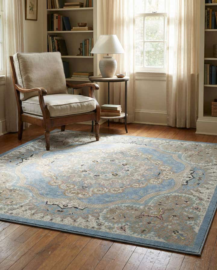7' 10 x 7' 10 Kamala Washable Square Rug