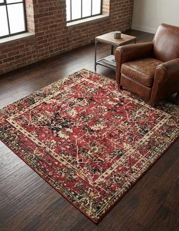 5' 3 x 5' 3 Saturn Square Rug