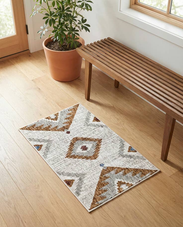 Detail image of 2' x 3' Eco Southwestern Rug