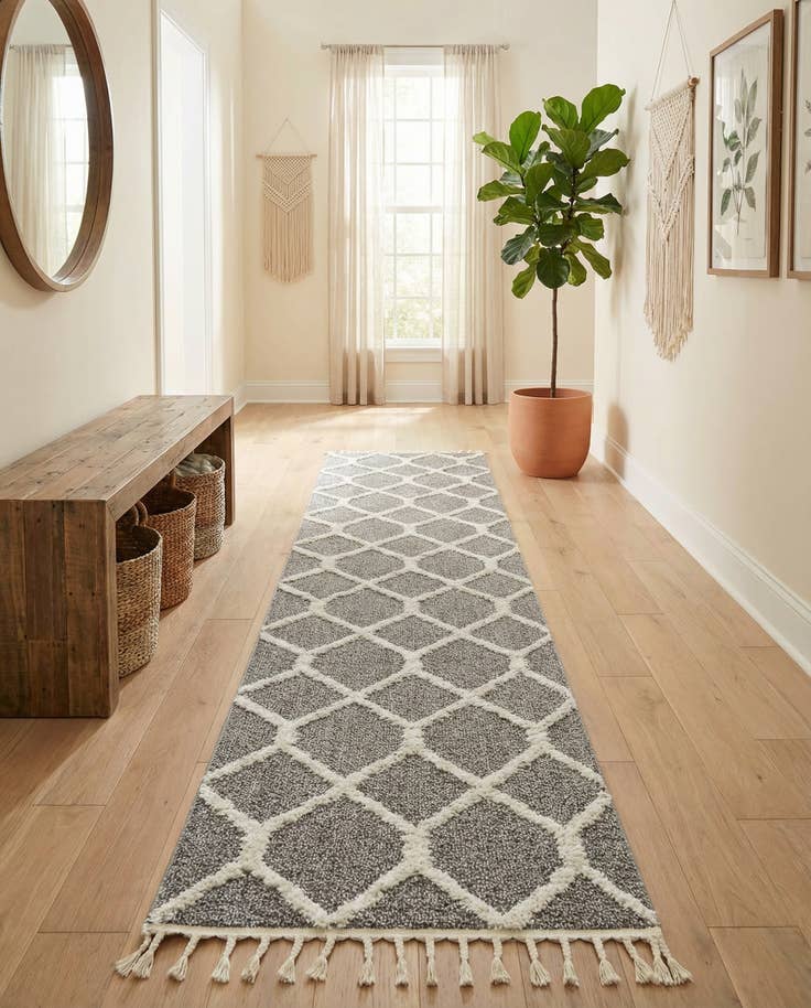 Detail image of 2' 7 x 12' Boho Runner Rug