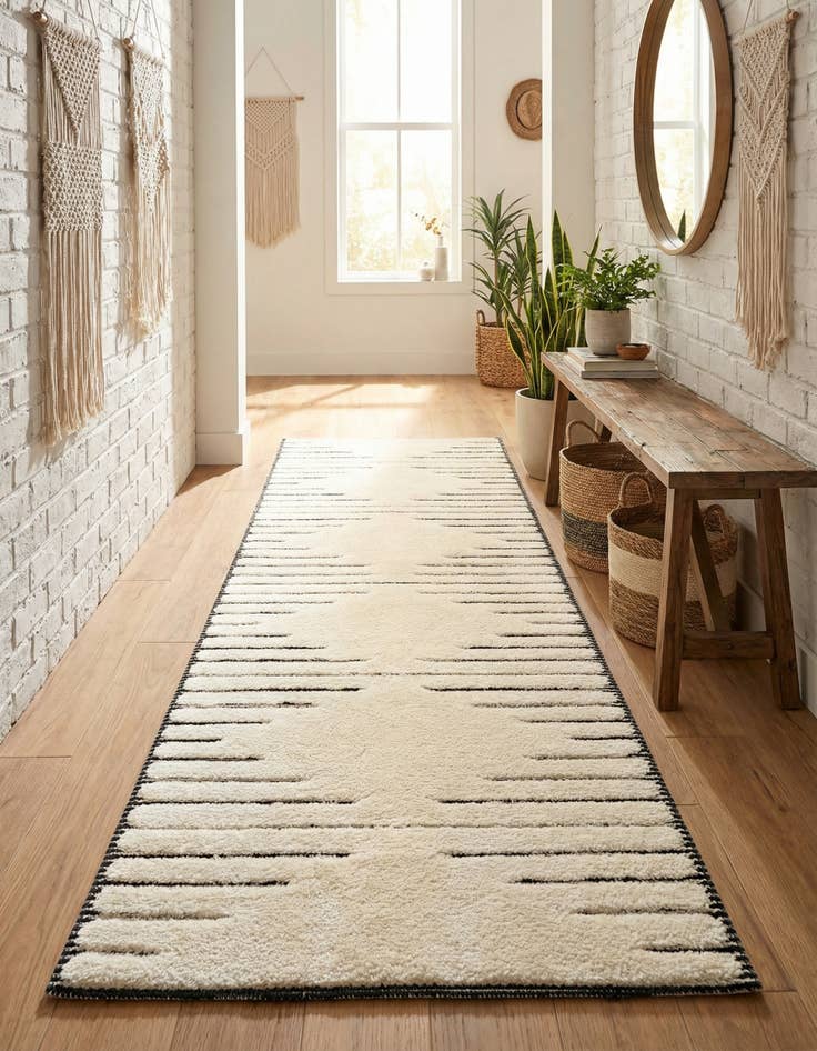 Detail image of 2' 7 x 8' Prismatic Runner Rug