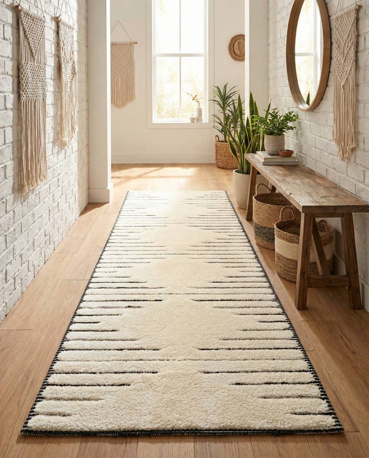 Detail image of 2' 7 x 8' Prismatic Runner Rug