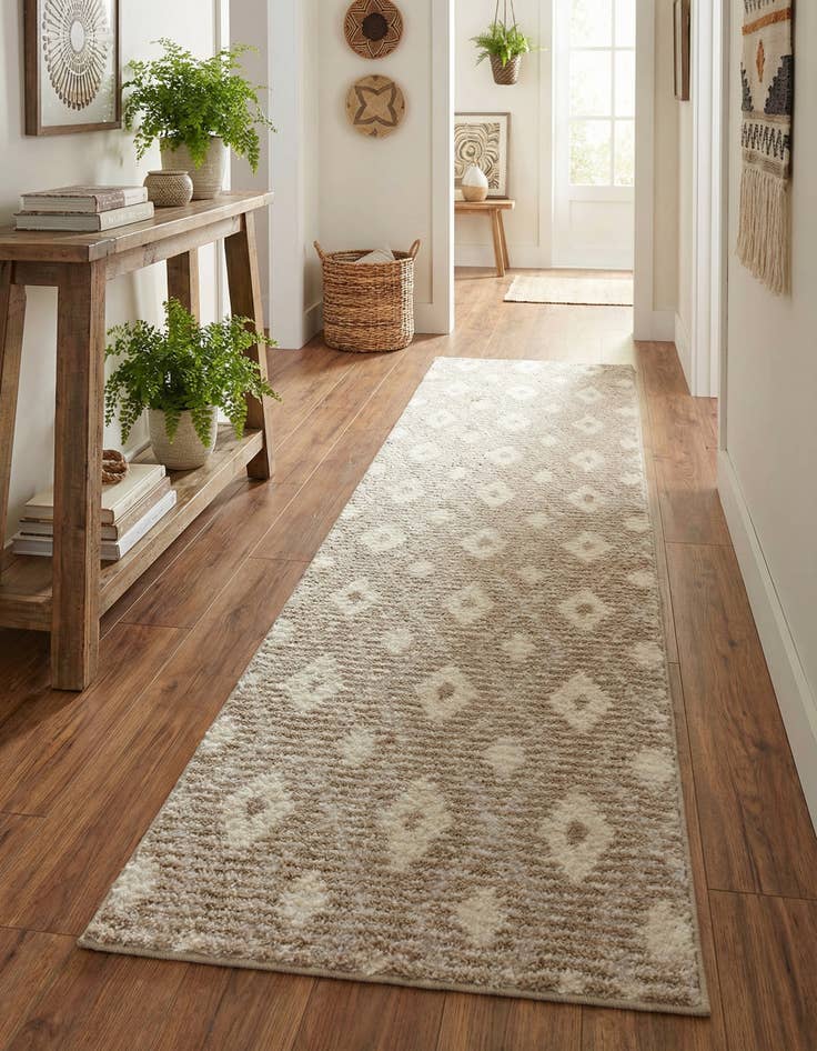 Detail image of 2' x 8' Sepia Runner Rug