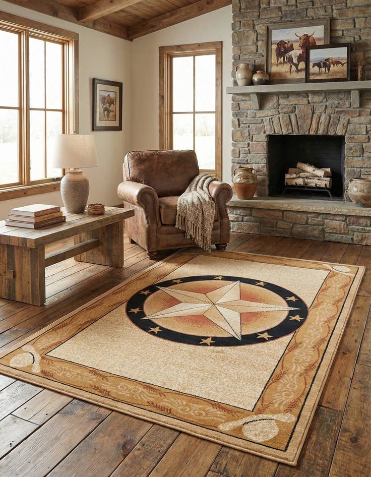 Detail image of 5' 3 x 8' Pioneer Rug