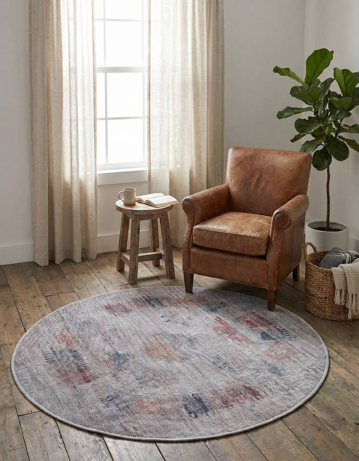 Detail image of 4' x 4' Washable Sisu Round Rug