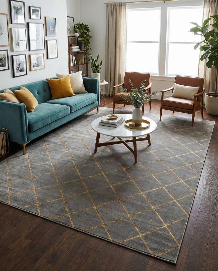 Detail image of 9' x 12' Vogue Geo Rug