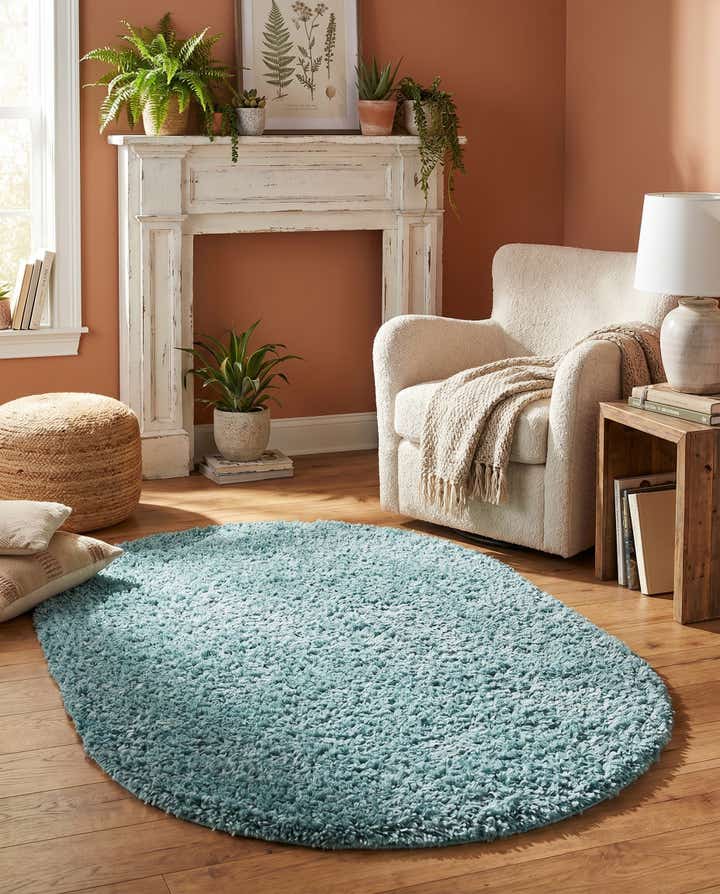 3' x 5' 3 Zermatt Shag Oval Rug