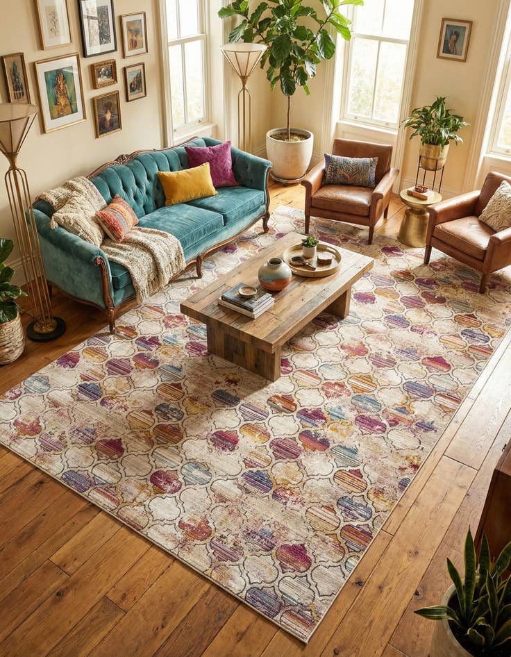 Detail image of 10' x 13' 8 Deepa Rug