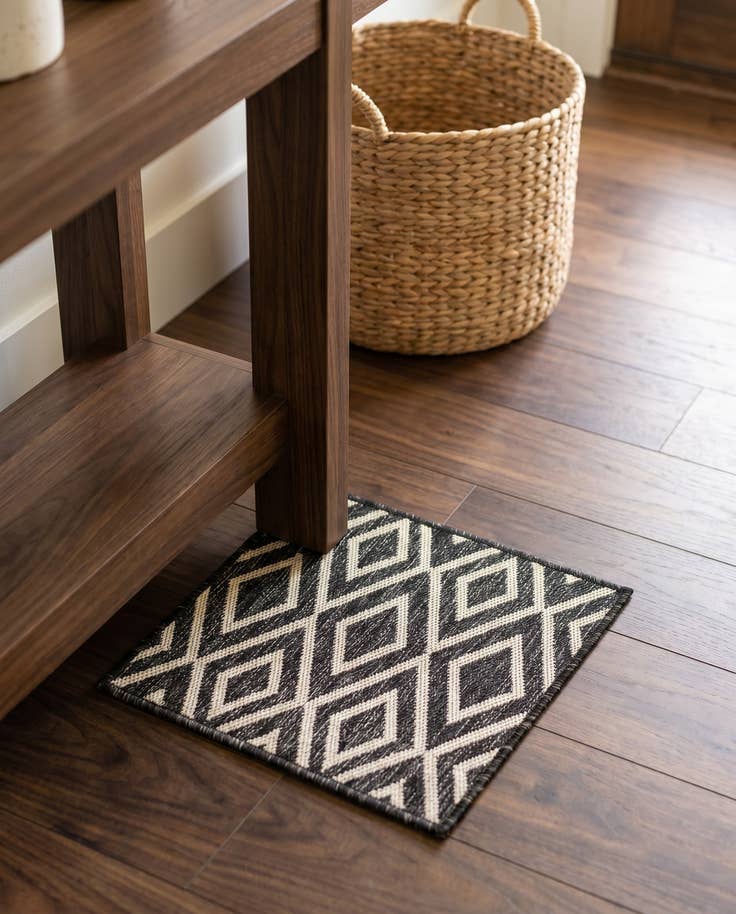Detail image of 1' 4 x 1' 4 Easy-Clean Jill Zarin Turks and Caicos Indoor / Outdoor Sample Rug