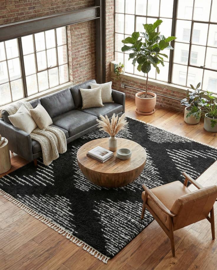 Detail image of 9' x 12' Serenity Shag Rug