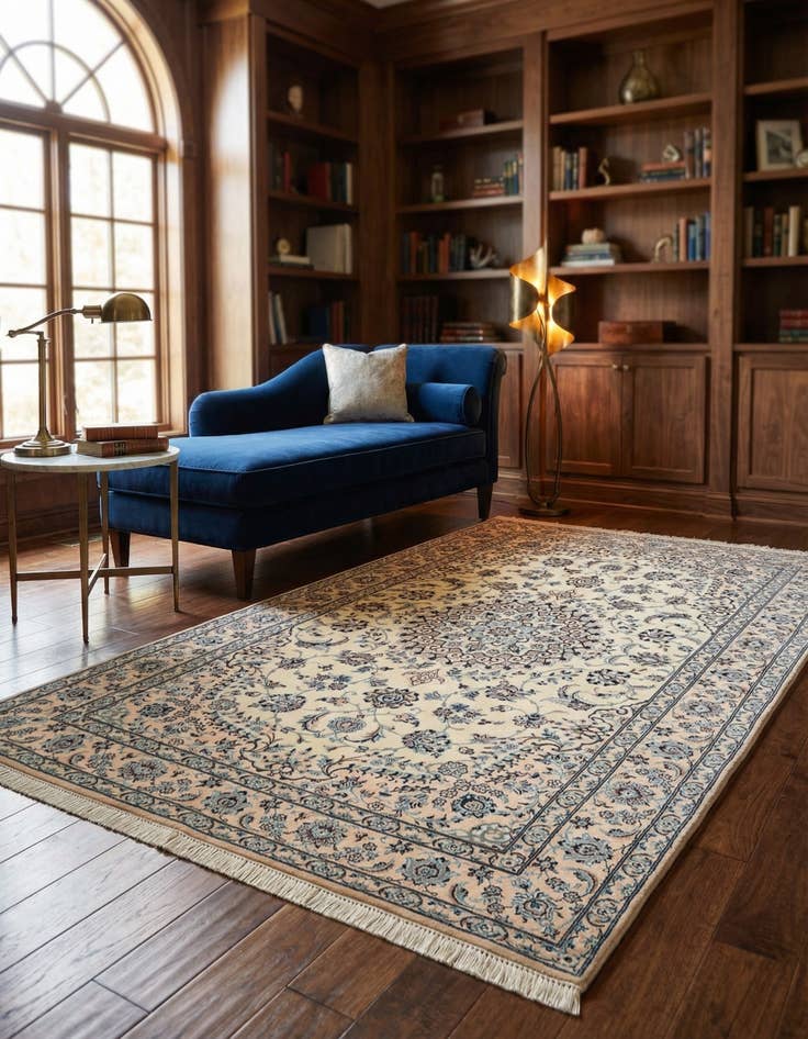 Detail image of 4' 3 x 6' 9 Nain Rug