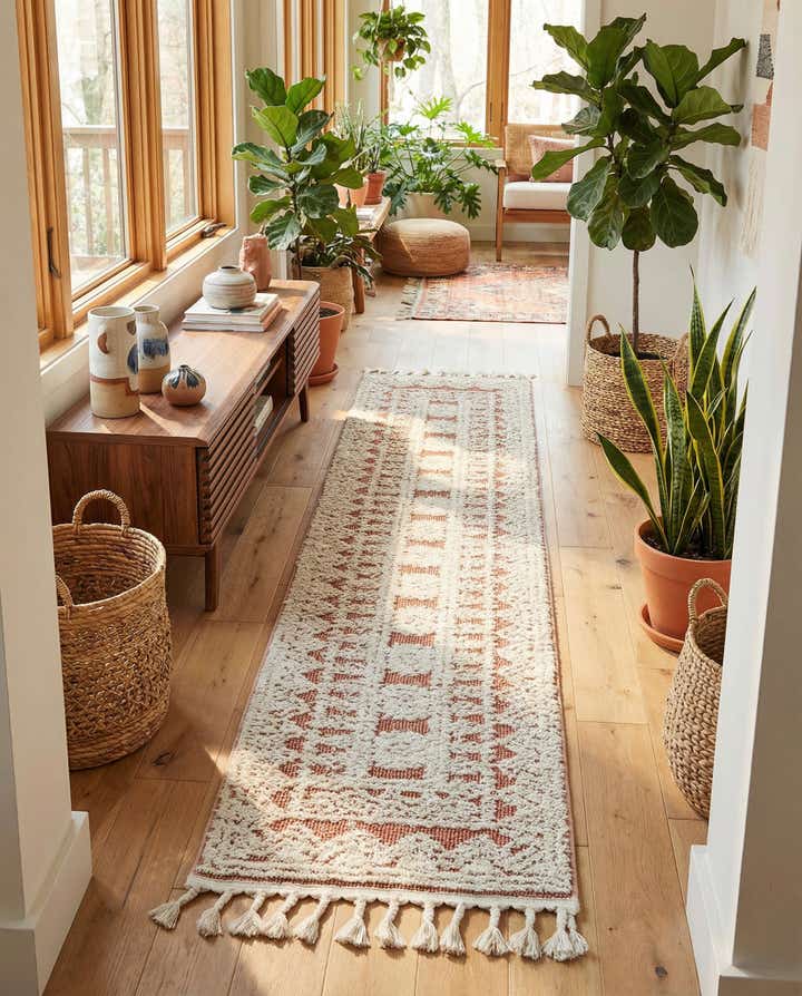 2' x 8' Boho Runner Rug