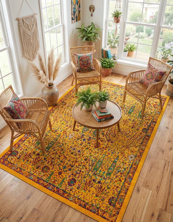 Detail image of 5' 3 x 8' Calypso Rug