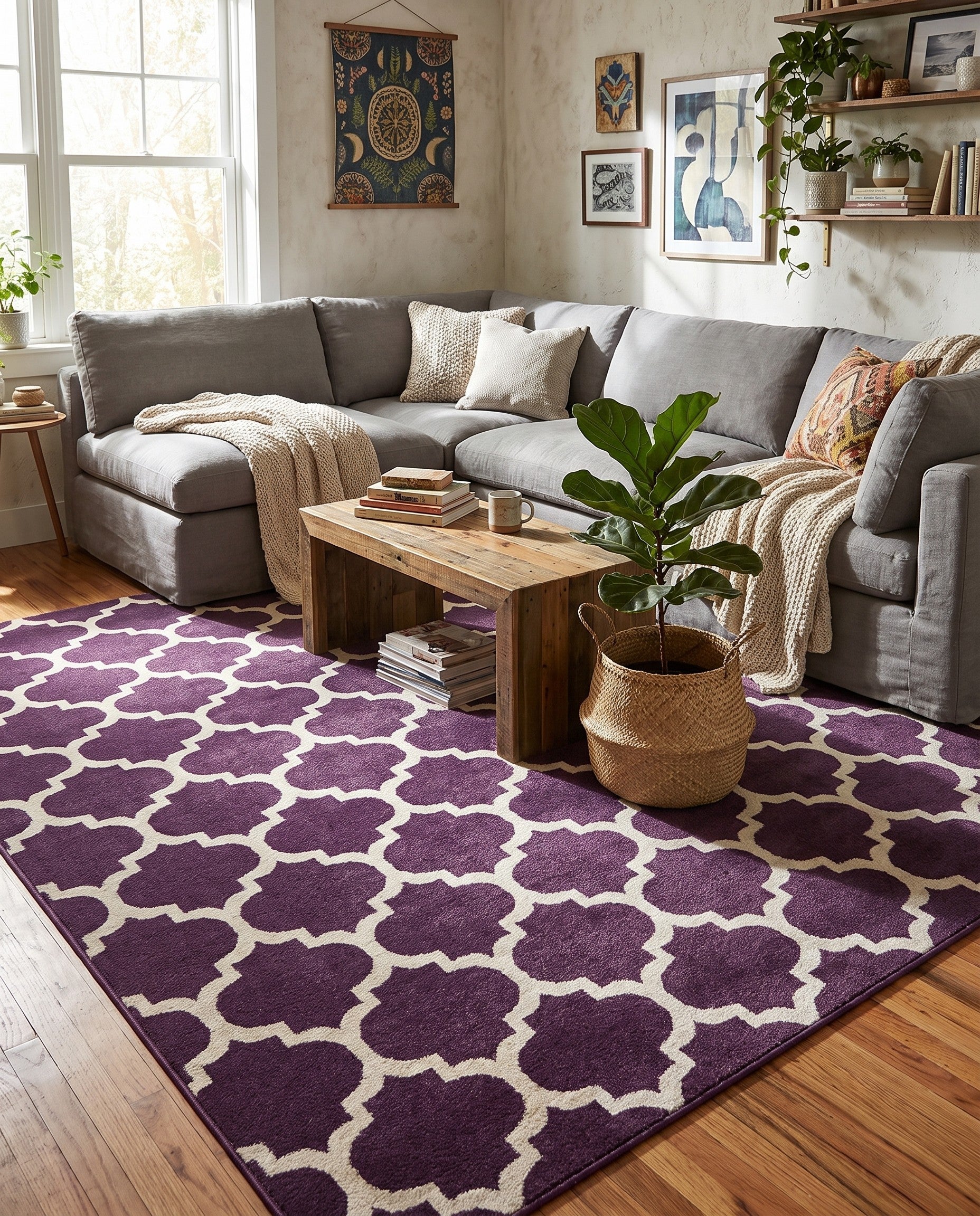 8' x 10' Lattice Rug