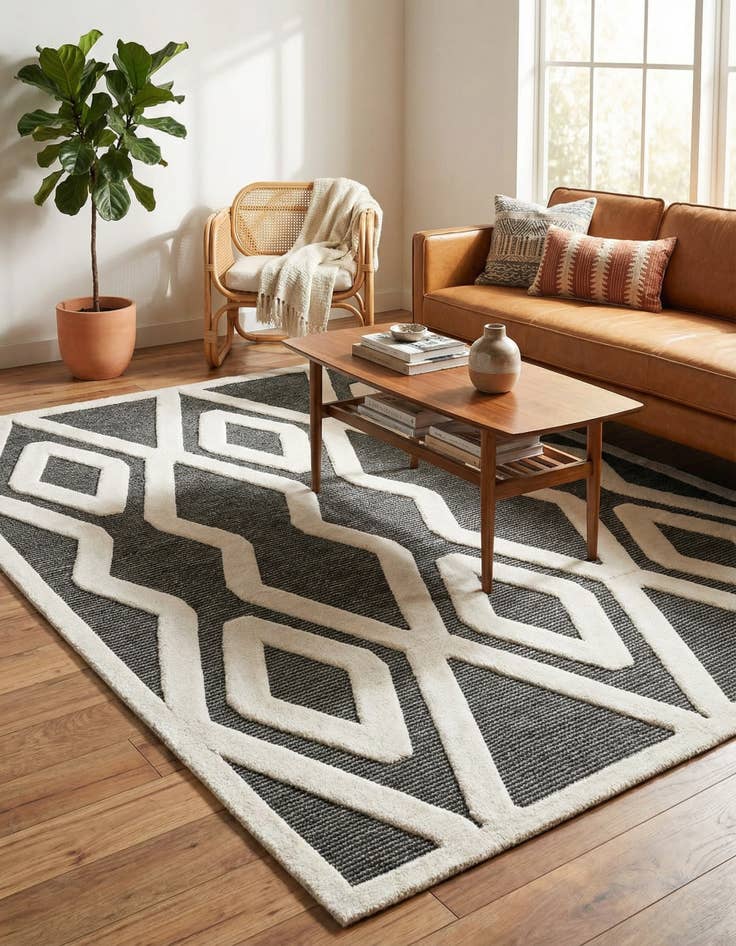 Detail image of 7' 10 x 10' Prismatic Rug