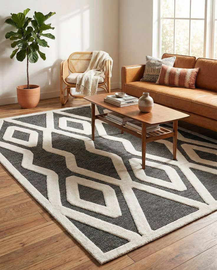 Detail image of 7' 10 x 10' Prismatic Rug