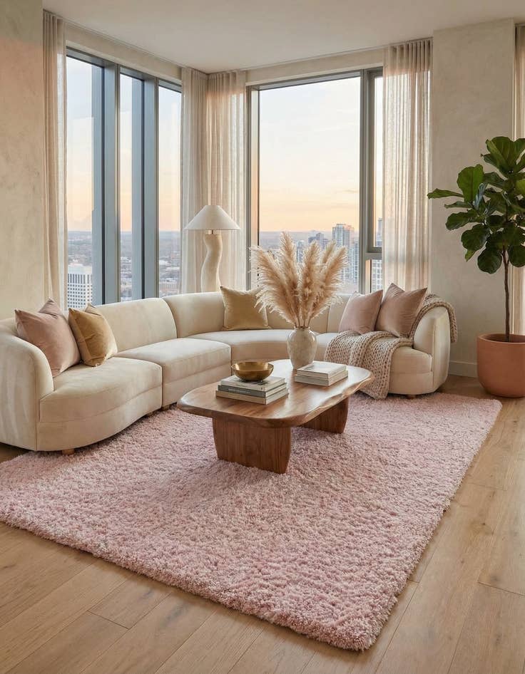 Detail image of 10' x 13' Infinity Shag Rug