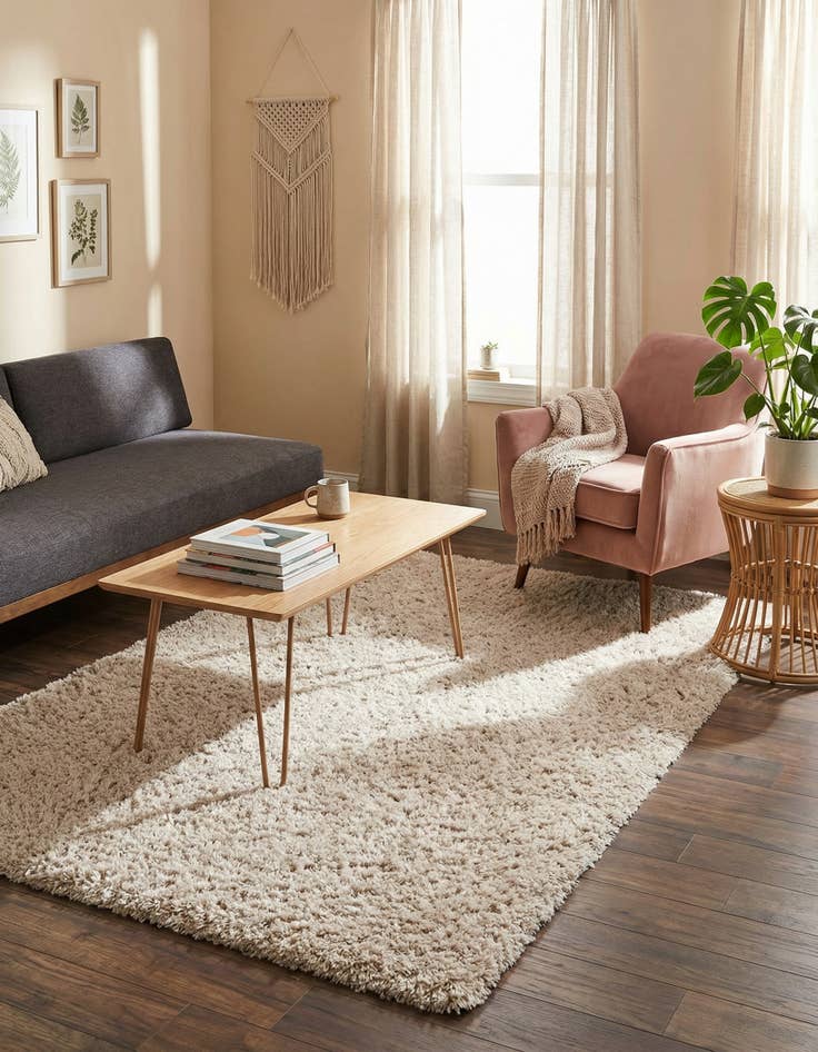 Detail image of 5' x 8' Infinity Shag Rug