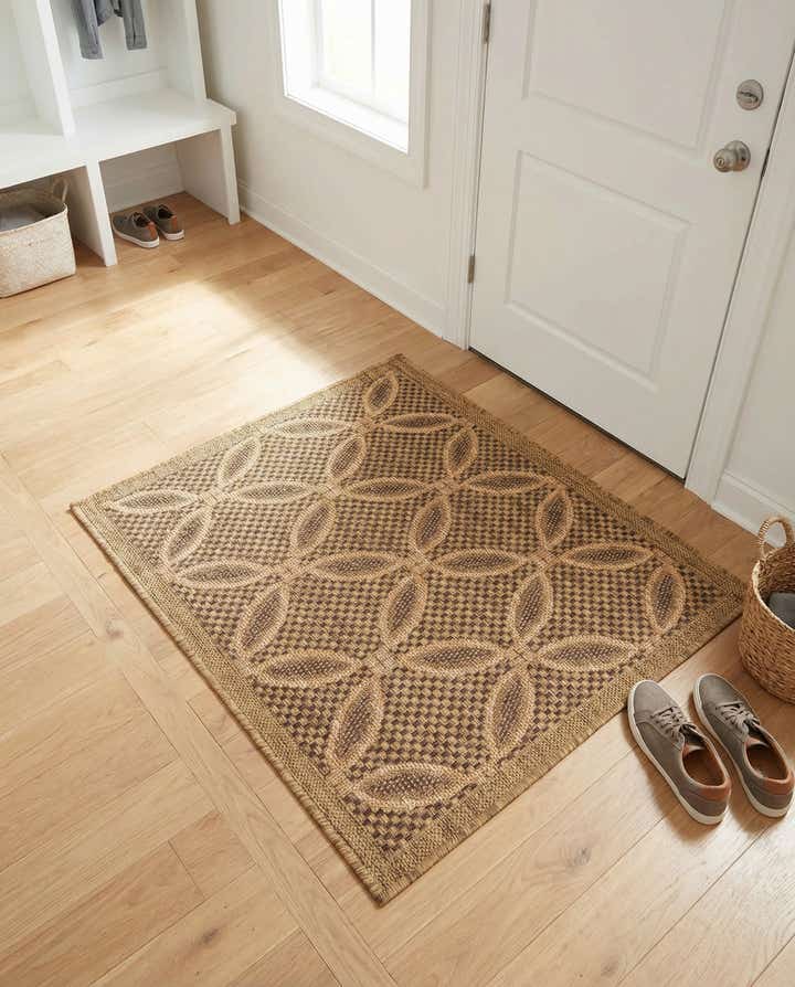 2' 2 x 3' Easy-Clean Trellis Indoor / Outdoor Rug