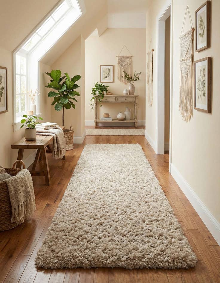 Detail image of 2' 7 x 12' Marilyn Monroe&trade; Shag Runner Rug