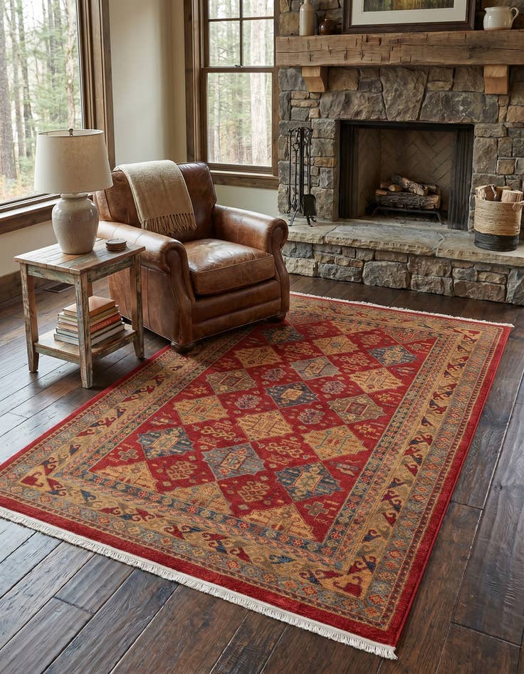 Detail image of 5' x 8' Serapi Rug