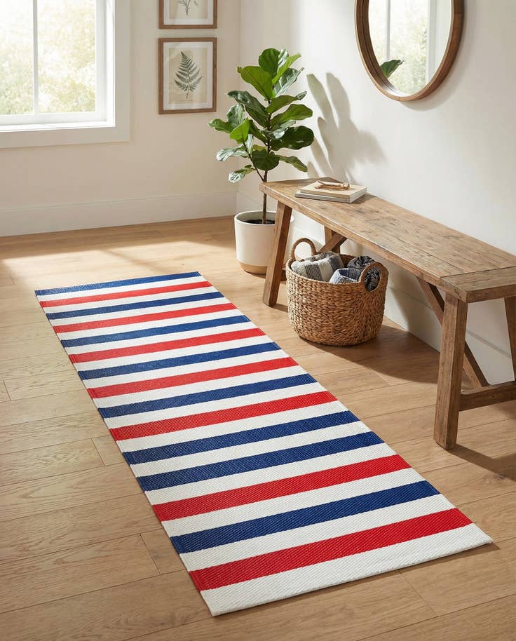 Detail image of 2' x 6' Easy-Clean Vista Breeze Indoor / Outdoor Runner Rug