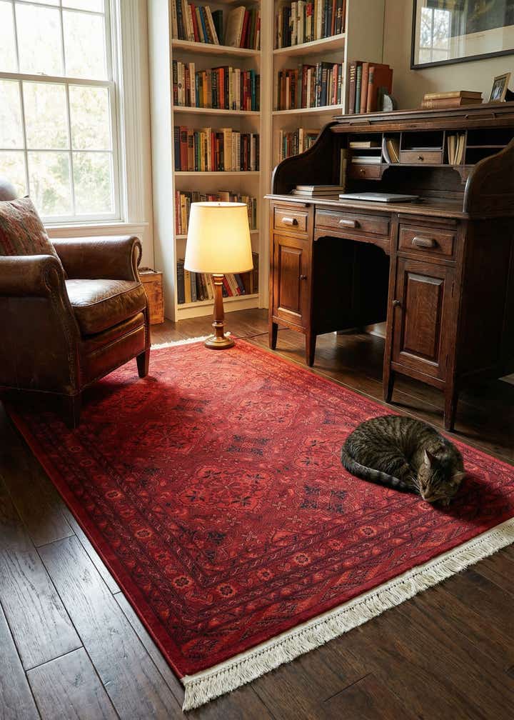 5' 3 x 7' Bokhara Rug