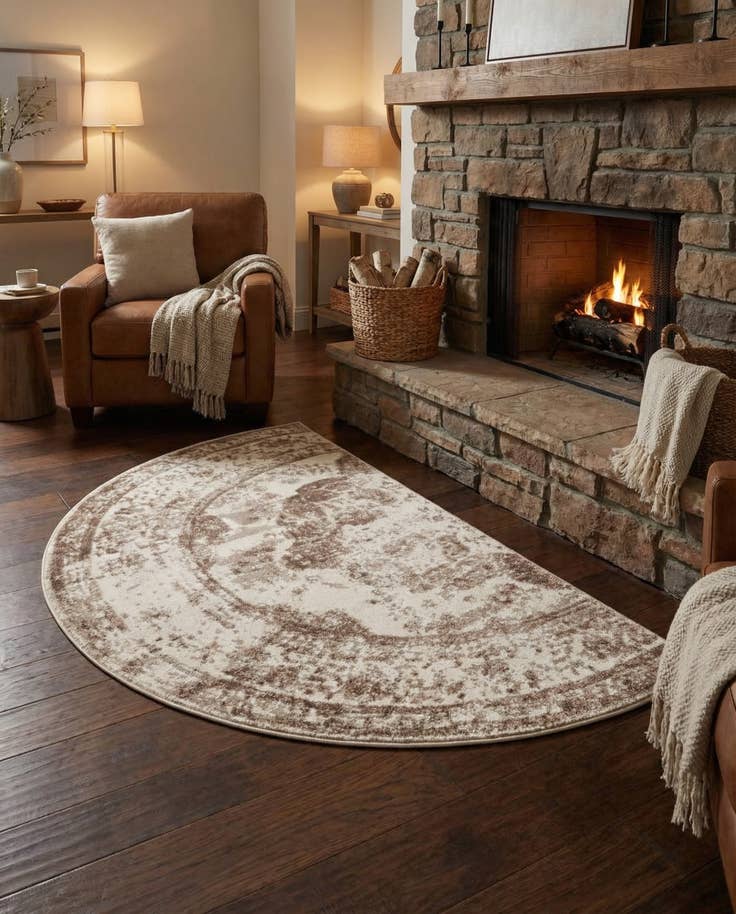 Detail image of 3' 1 x 6' 1 Monte Carlo Hearth Rug