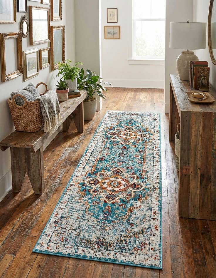 Detail image of 2' 2 x 6' Amulet Runner Rug