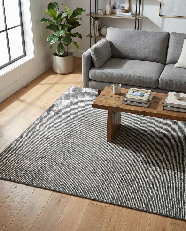 4' 1 x 6' 1 Hand Woven Jill Zarin English Manor Farmhouse Wool Rug