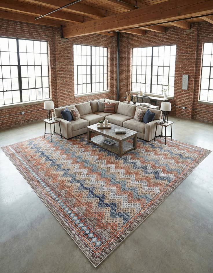 Detail image of 12' x 12' Aramis Square Rug