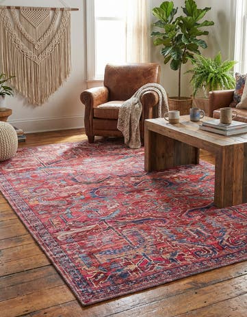 5' 3 x 8' Washable Maahru Rug