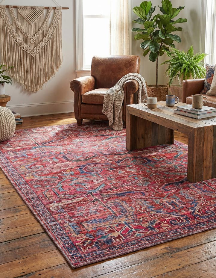 5' 3 x 8' Washable Maahru Rug