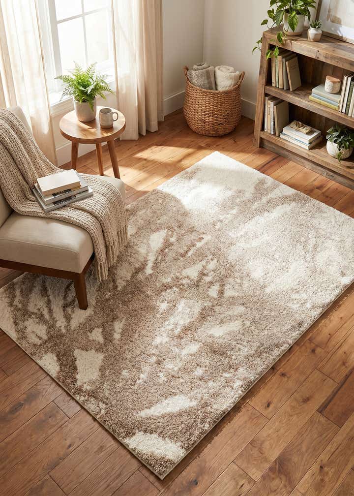 5' 3 x 8' Soft Touch Shag Rug