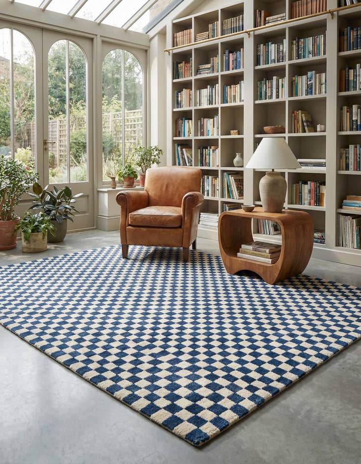 Detail image of  7' 10 x 10' Hand Tufted Wool Rug