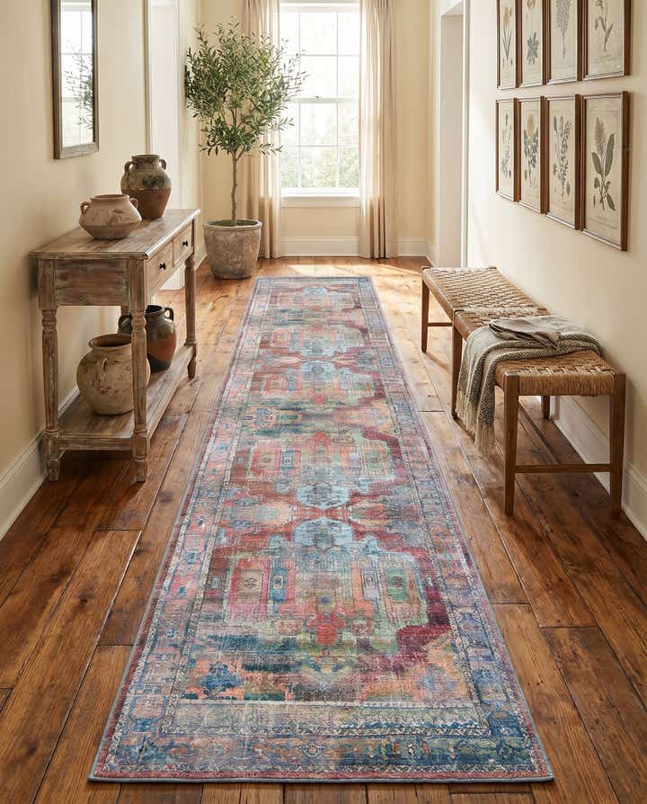 2' 7 x 16' 5 Washable Maahru Runner Rug