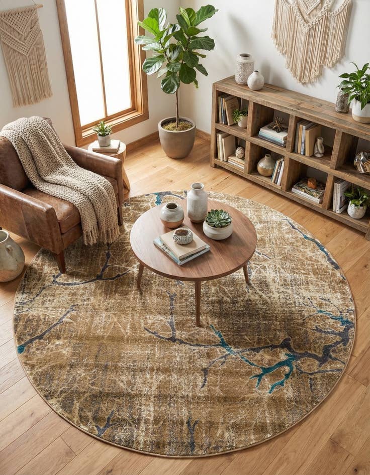 Detail image of 6' x 6' Delilah Round Rug