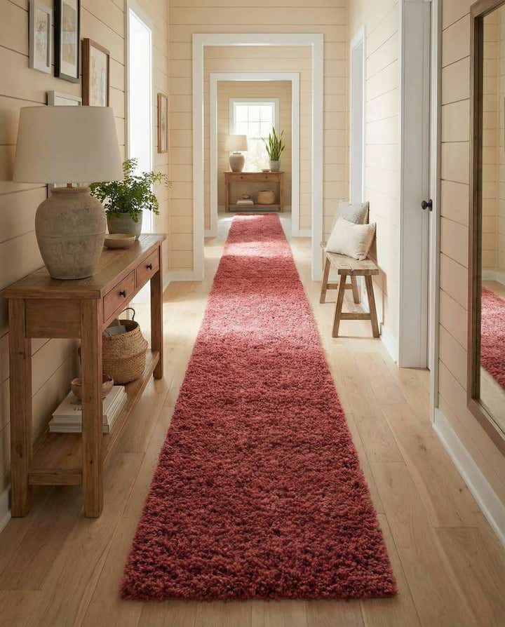 2' 7 x 16' 5 Zermatt Shag Runner Rug