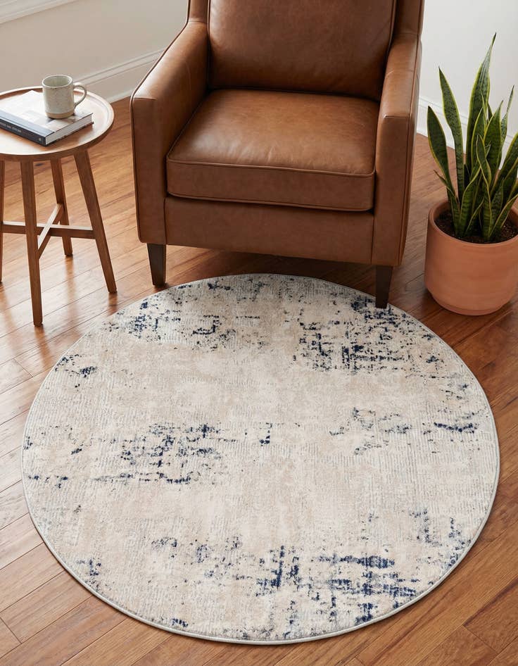 Detail image of 4' x 4' Caspian Round Rug