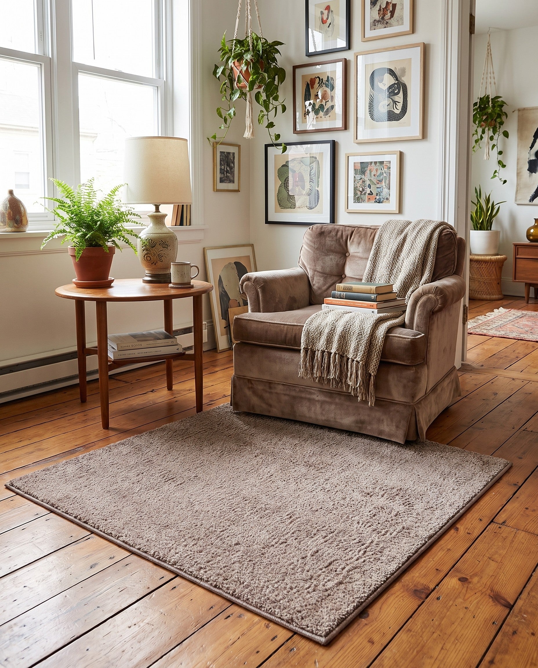 3' 3 x 3' 3 Soft Touch Cloud Square Rug
