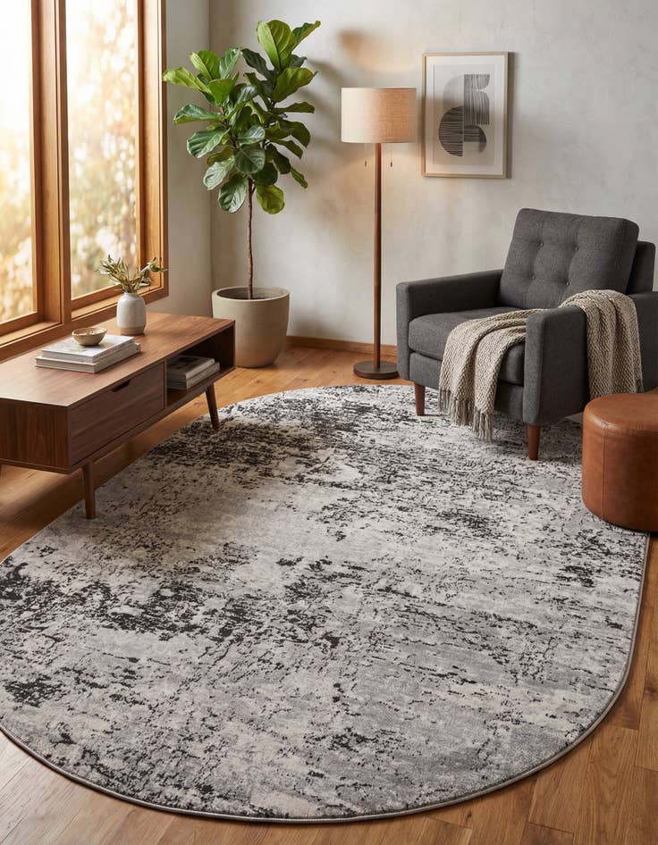 Detail image of 5' 3 x 8' Leipzig Oval Rug