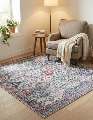 5' 3 x 5' 3 Washable Mangata Square Rug