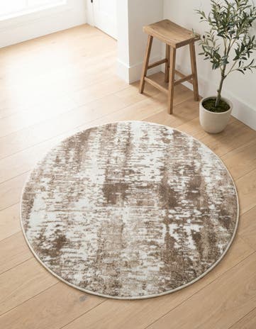 Ivory Laguna Round Rug