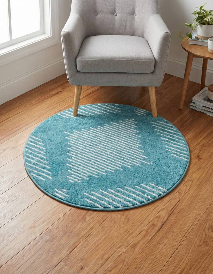 Detail image of 3' x 3' Kai Round Rug