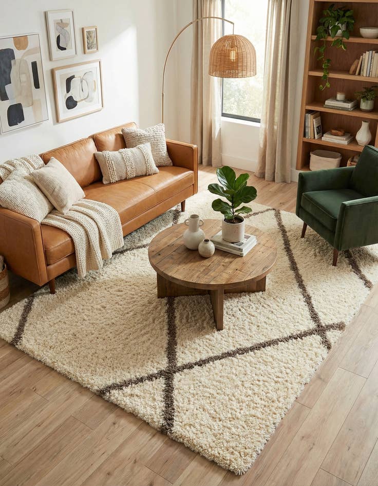 Detail image of 8' x 10' Infinity Shag Rug